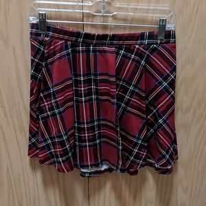 Plaid Mini Skirt